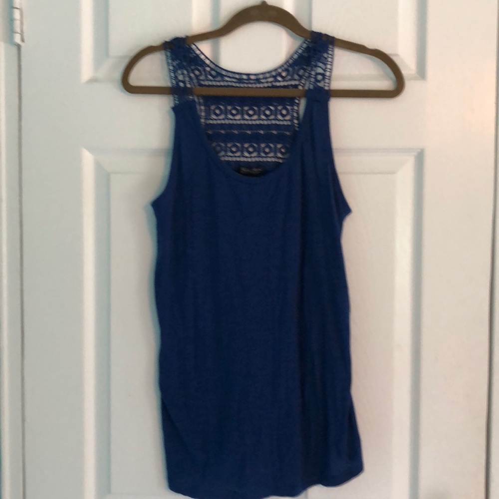 Lucky Brand Size Medium Blue Tank Top